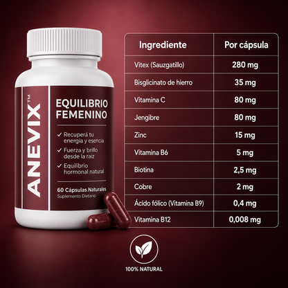 ANEVIX™ | Hierro + Equilibrio Hormonal