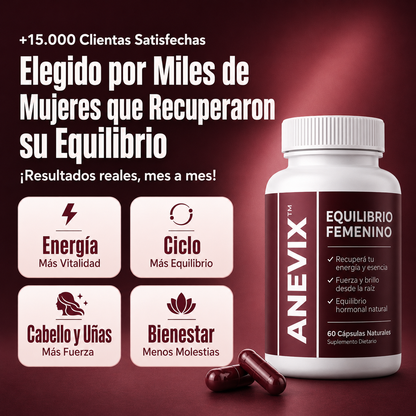 ANEVIX™ | Hierro + Equilibrio Hormonal
