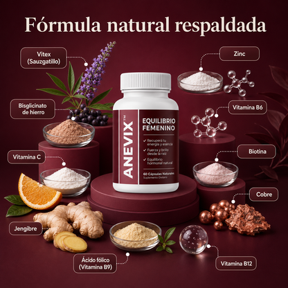 ANEVIX™ | Hierro + Equilibrio Hormonal